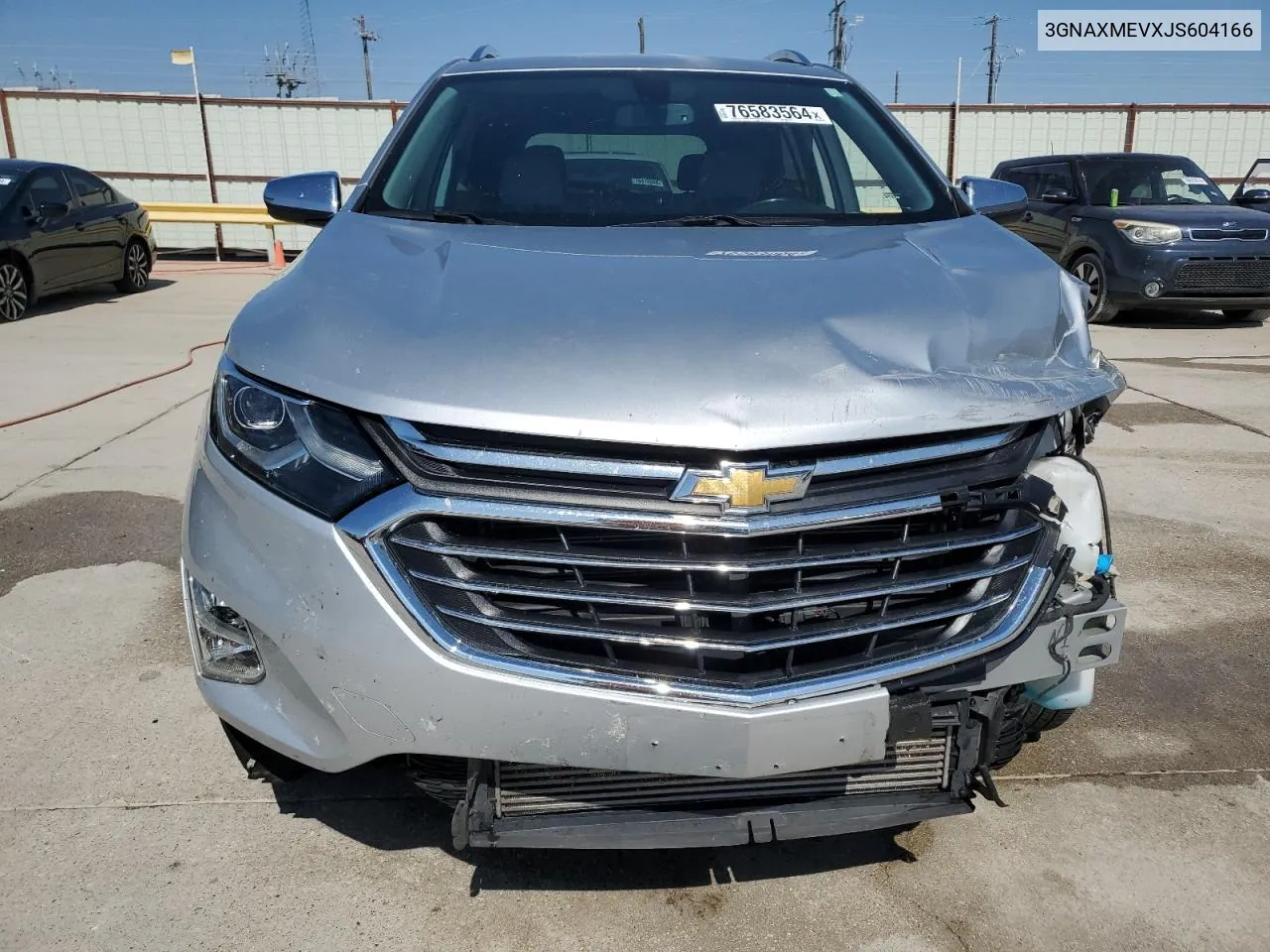 2018 Chevrolet Equinox Premier VIN: 3GNAXMEVXJS604166 Lot: 76583564