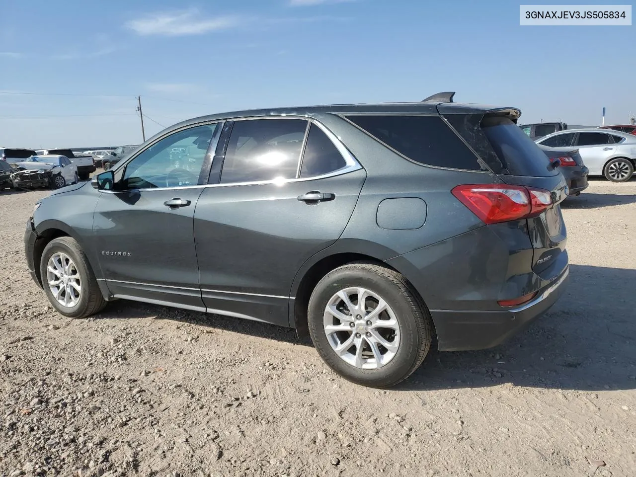 2018 Chevrolet Equinox Lt VIN: 3GNAXJEV3JS505834 Lot: 76607904