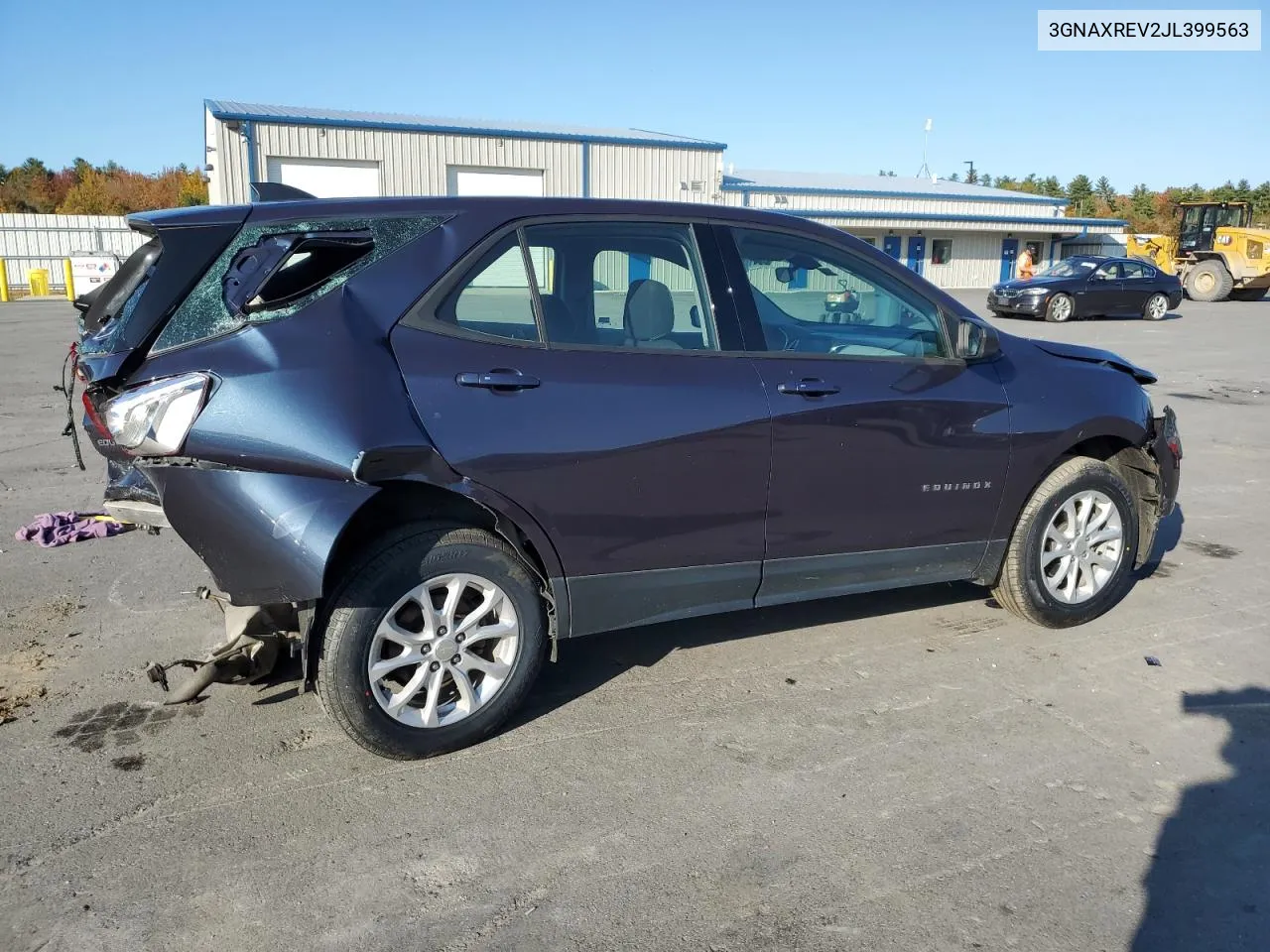 2018 Chevrolet Equinox Ls VIN: 3GNAXREV2JL399563 Lot: 76616424