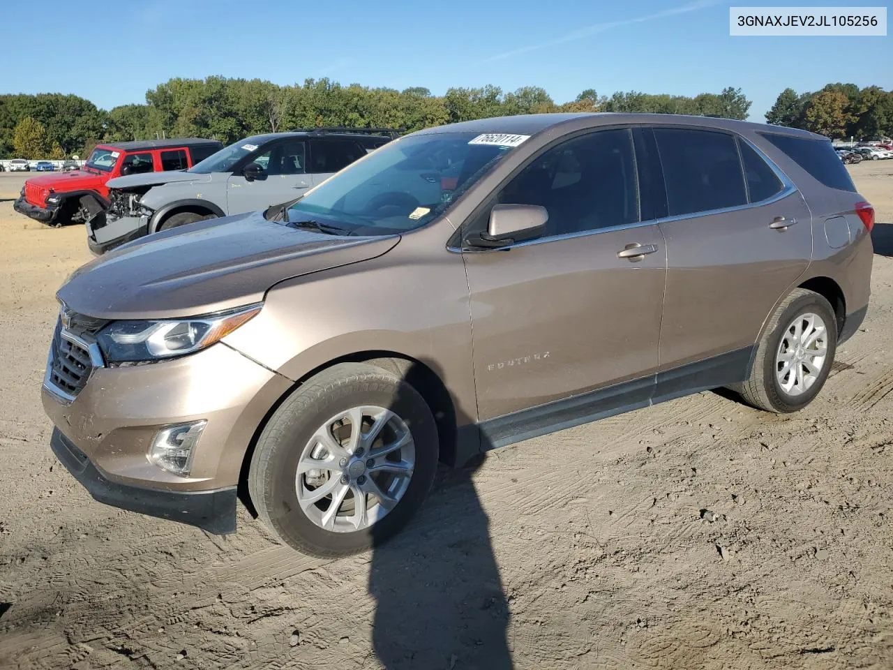 2018 Chevrolet Equinox Lt VIN: 3GNAXJEV2JL105256 Lot: 76620114