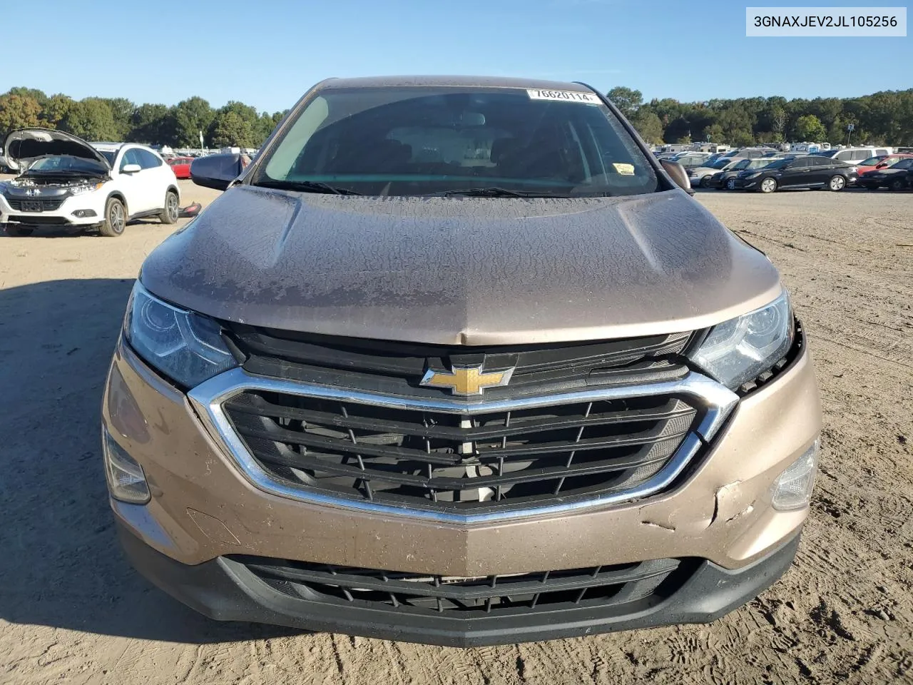 2018 Chevrolet Equinox Lt VIN: 3GNAXJEV2JL105256 Lot: 76620114