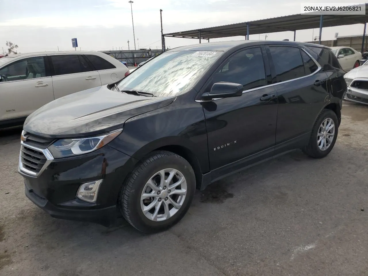 2018 Chevrolet Equinox Lt VIN: 2GNAXJEV2J6206821 Lot: 76620184