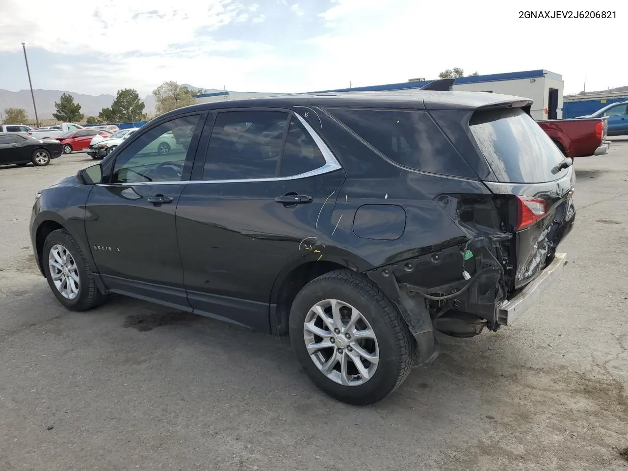 2018 Chevrolet Equinox Lt VIN: 2GNAXJEV2J6206821 Lot: 76620184