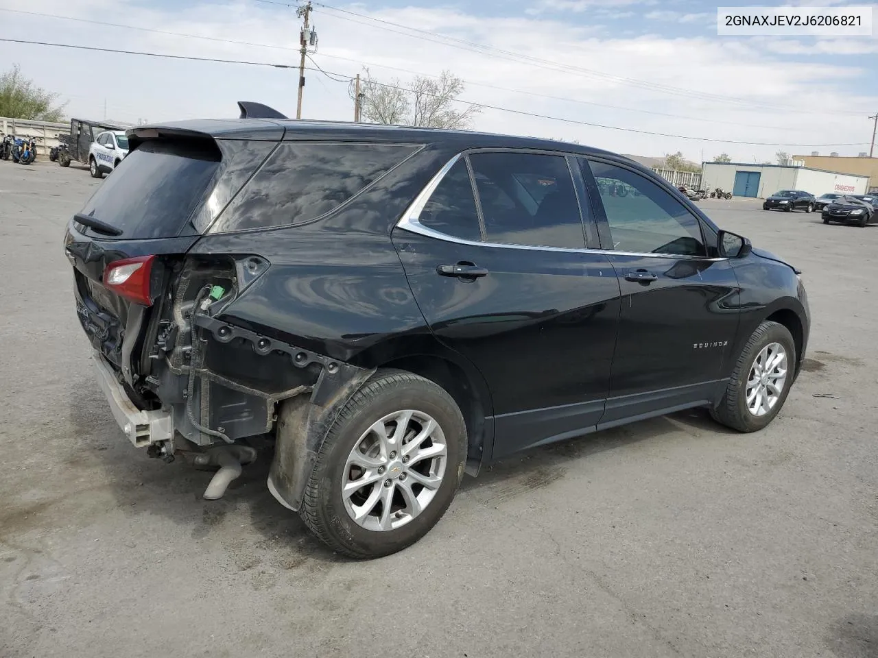 2018 Chevrolet Equinox Lt VIN: 2GNAXJEV2J6206821 Lot: 76620184