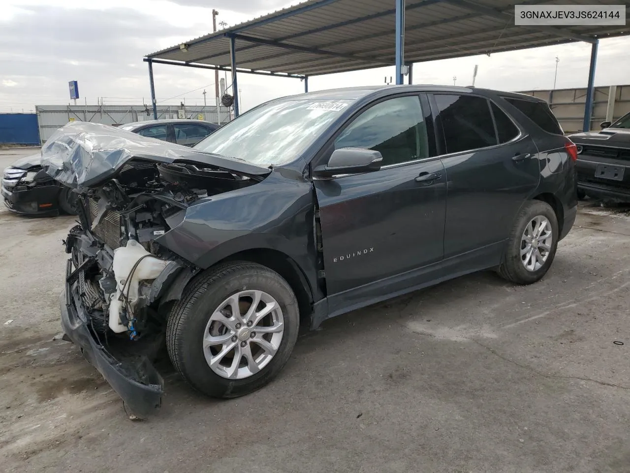 2018 Chevrolet Equinox Lt VIN: 3GNAXJEV3JS624144 Lot: 76690614