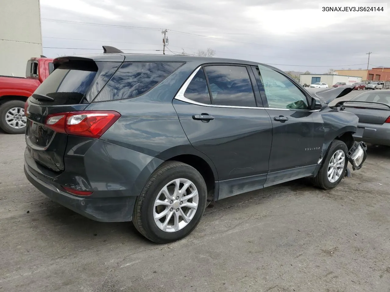 2018 Chevrolet Equinox Lt VIN: 3GNAXJEV3JS624144 Lot: 76690614