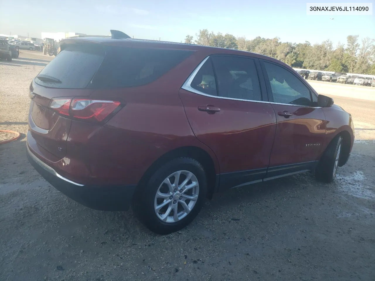 2018 Chevrolet Equinox Lt VIN: 3GNAXJEV6JL114090 Lot: 76721604