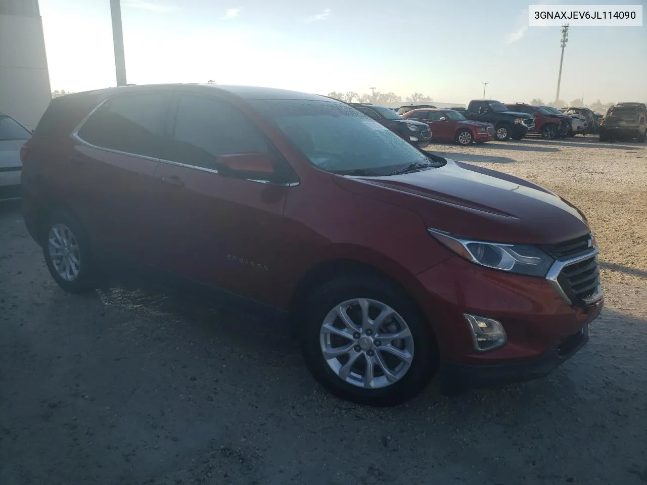 2018 Chevrolet Equinox Lt VIN: 3GNAXJEV6JL114090 Lot: 76721604