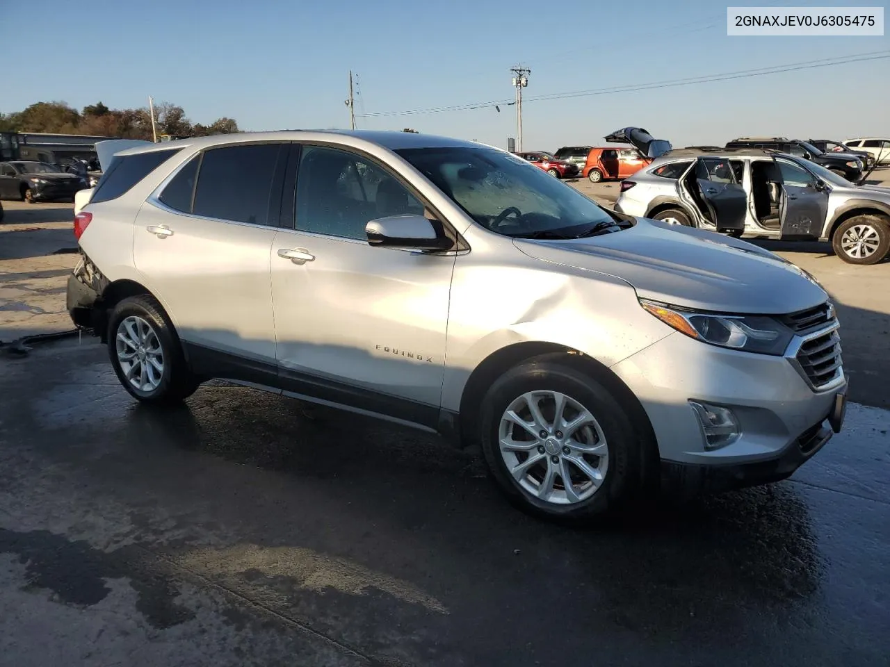 2GNAXJEV0J6305475 2018 Chevrolet Equinox Lt