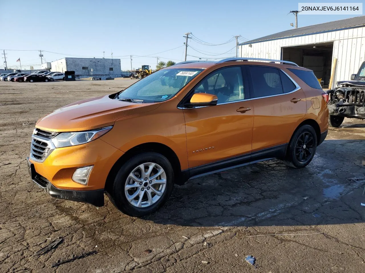 2018 Chevrolet Equinox Lt VIN: 2GNAXJEV6J6141164 Lot: 76804144