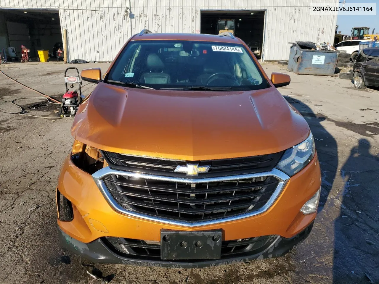 2018 Chevrolet Equinox Lt VIN: 2GNAXJEV6J6141164 Lot: 76804144