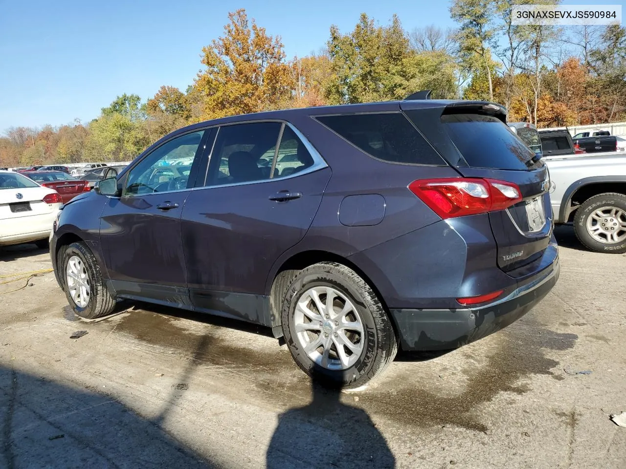 2018 Chevrolet Equinox Lt VIN: 3GNAXSEVXJS590984 Lot: 76807124