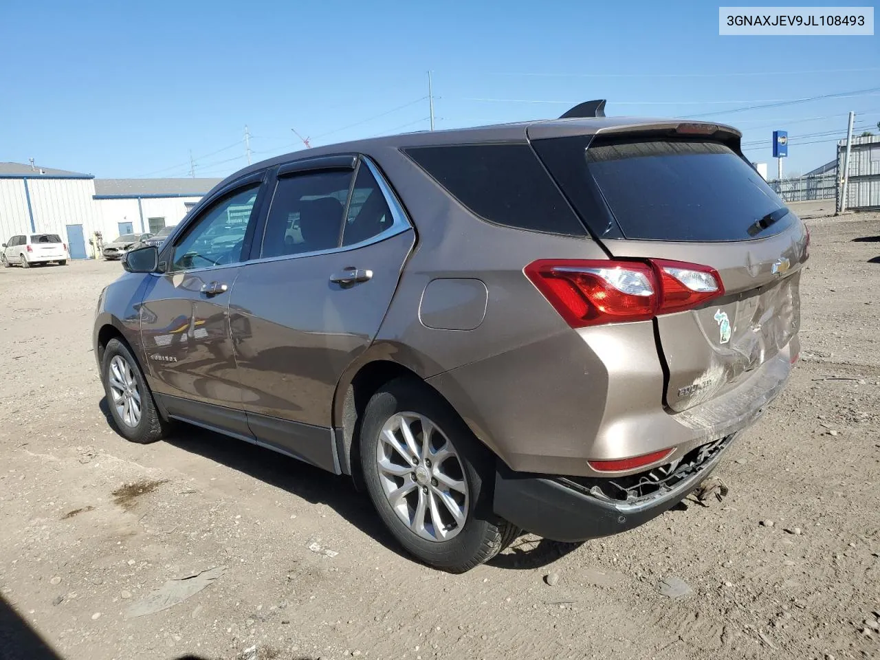 2018 Chevrolet Equinox Lt VIN: 3GNAXJEV9JL108493 Lot: 76811134