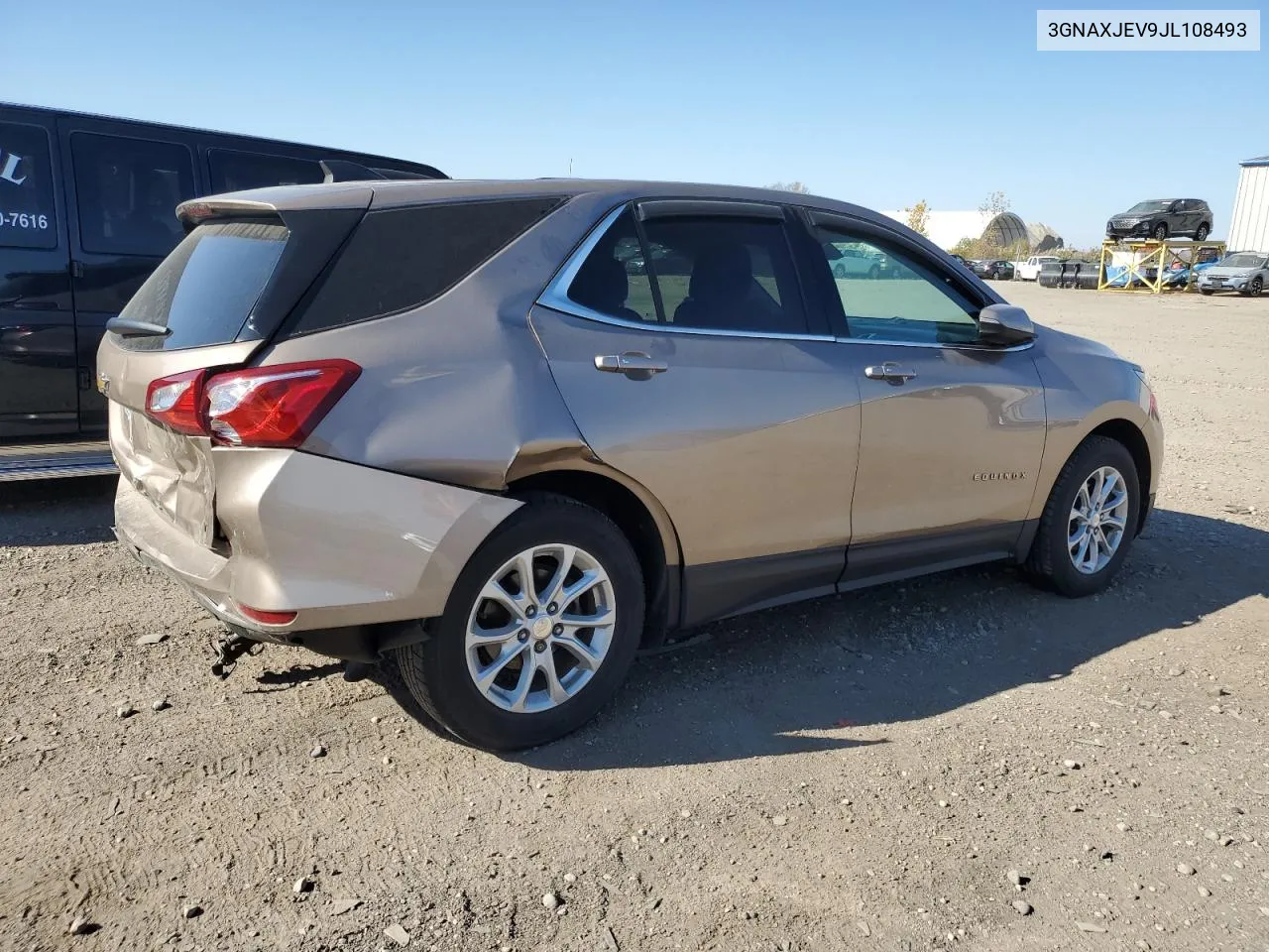 2018 Chevrolet Equinox Lt VIN: 3GNAXJEV9JL108493 Lot: 76811134