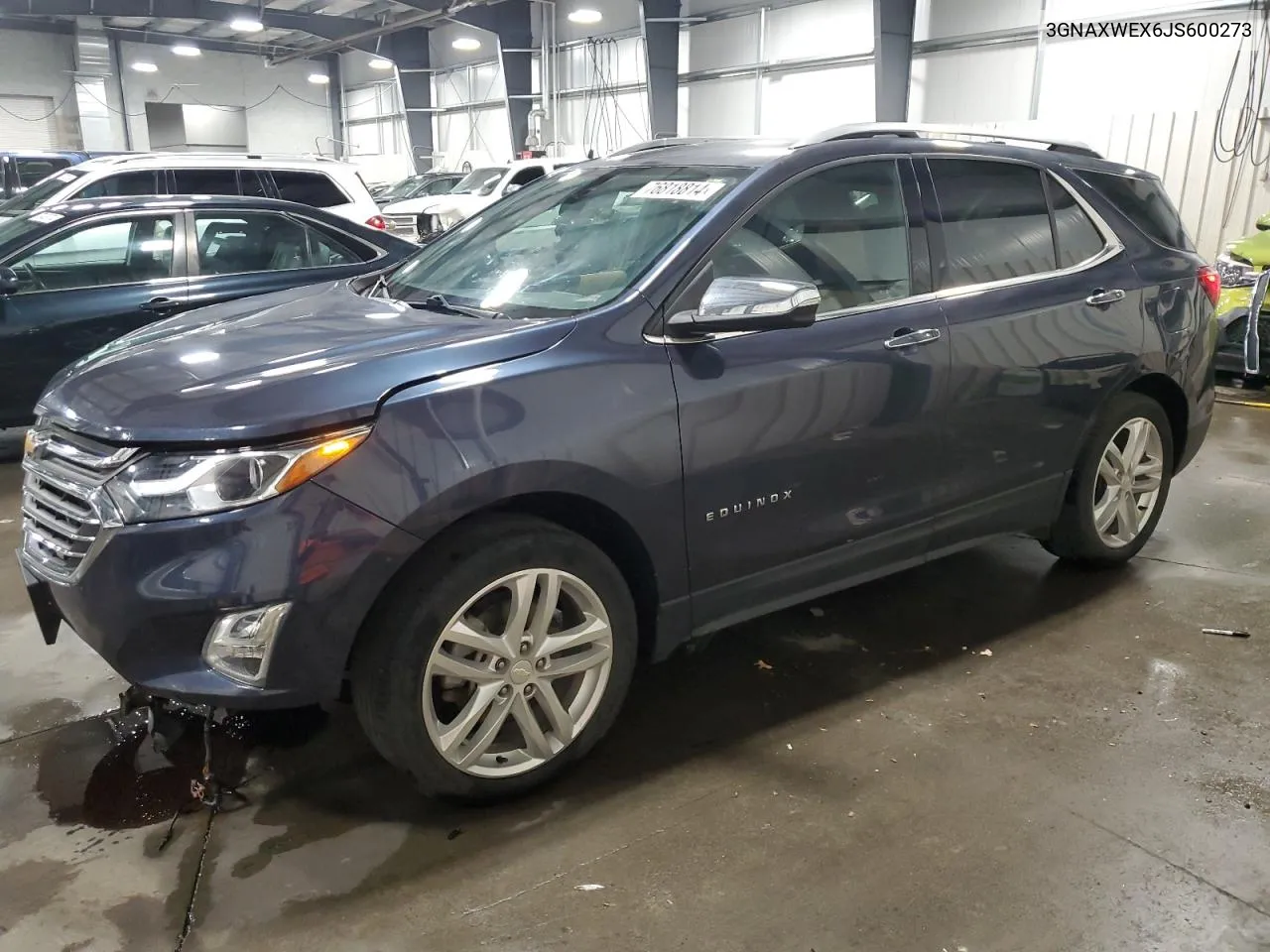 2018 Chevrolet Equinox Premier VIN: 3GNAXWEX6JS600273 Lot: 76818814