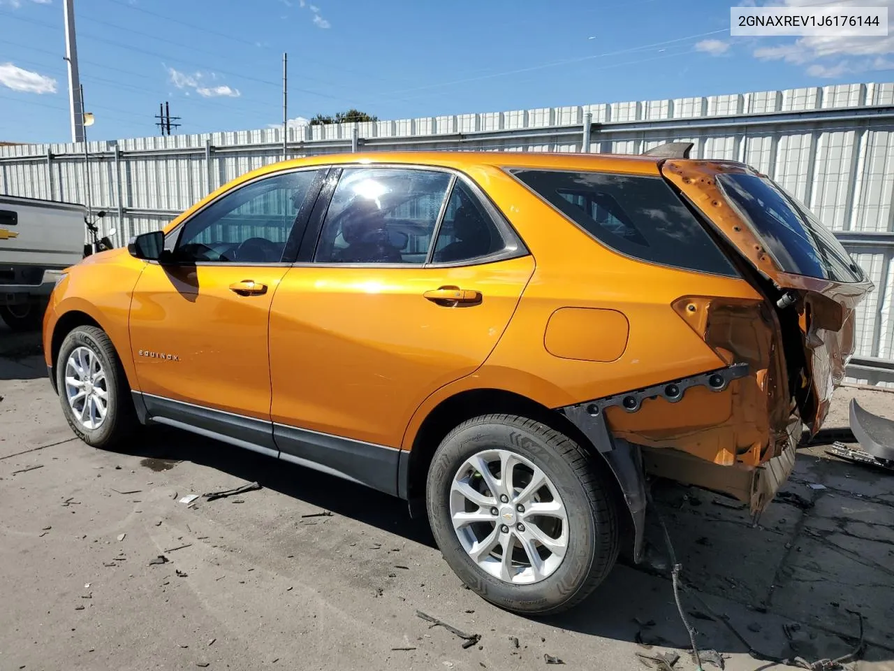 2018 Chevrolet Equinox Ls VIN: 2GNAXREV1J6176144 Lot: 76827744