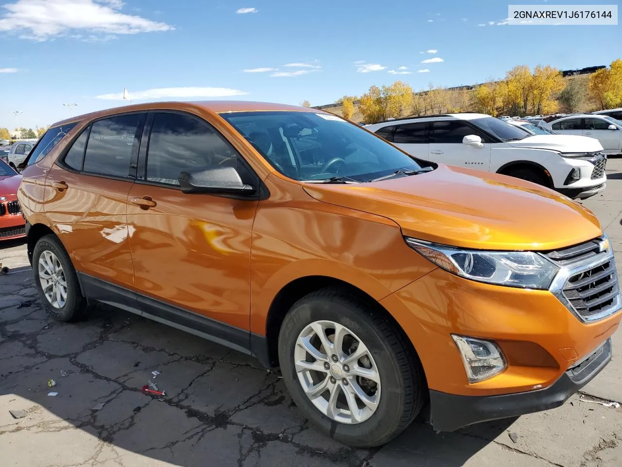 2018 Chevrolet Equinox Ls VIN: 2GNAXREV1J6176144 Lot: 76827744