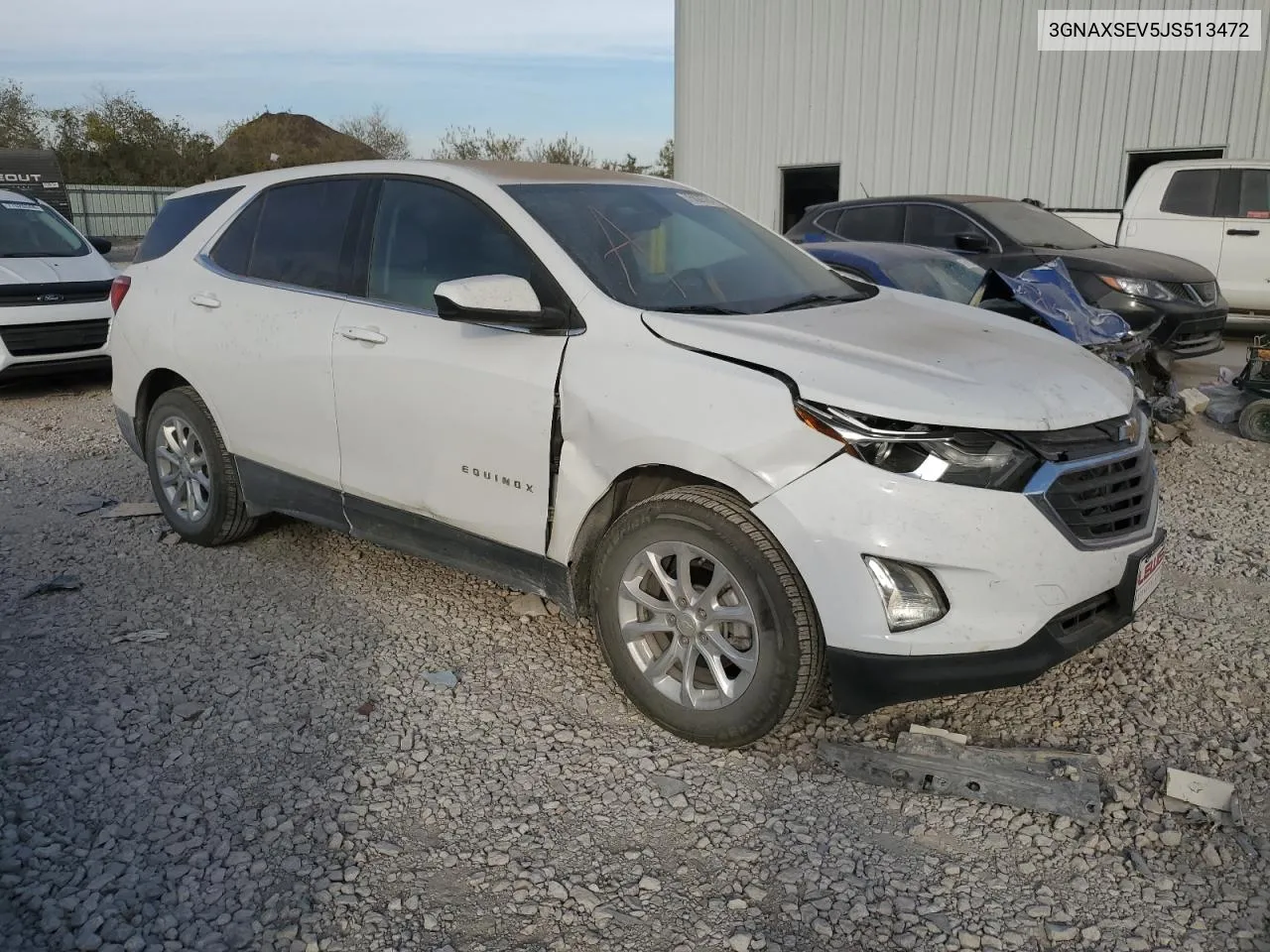 2018 Chevrolet Equinox Lt VIN: 3GNAXSEV5JS513472 Lot: 76829784