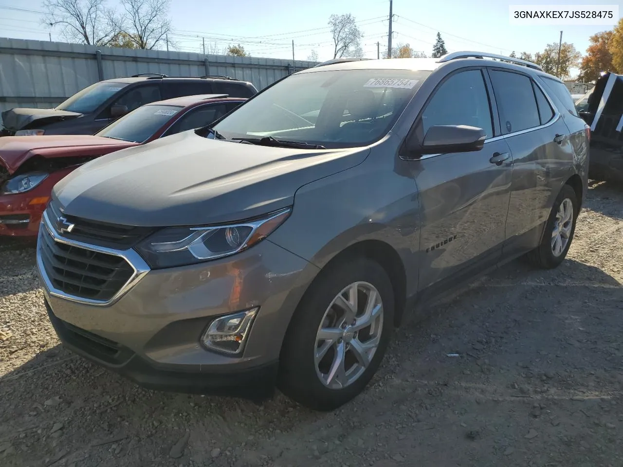 2018 Chevrolet Equinox Lt VIN: 3GNAXKEX7JS528475 Lot: 76865754