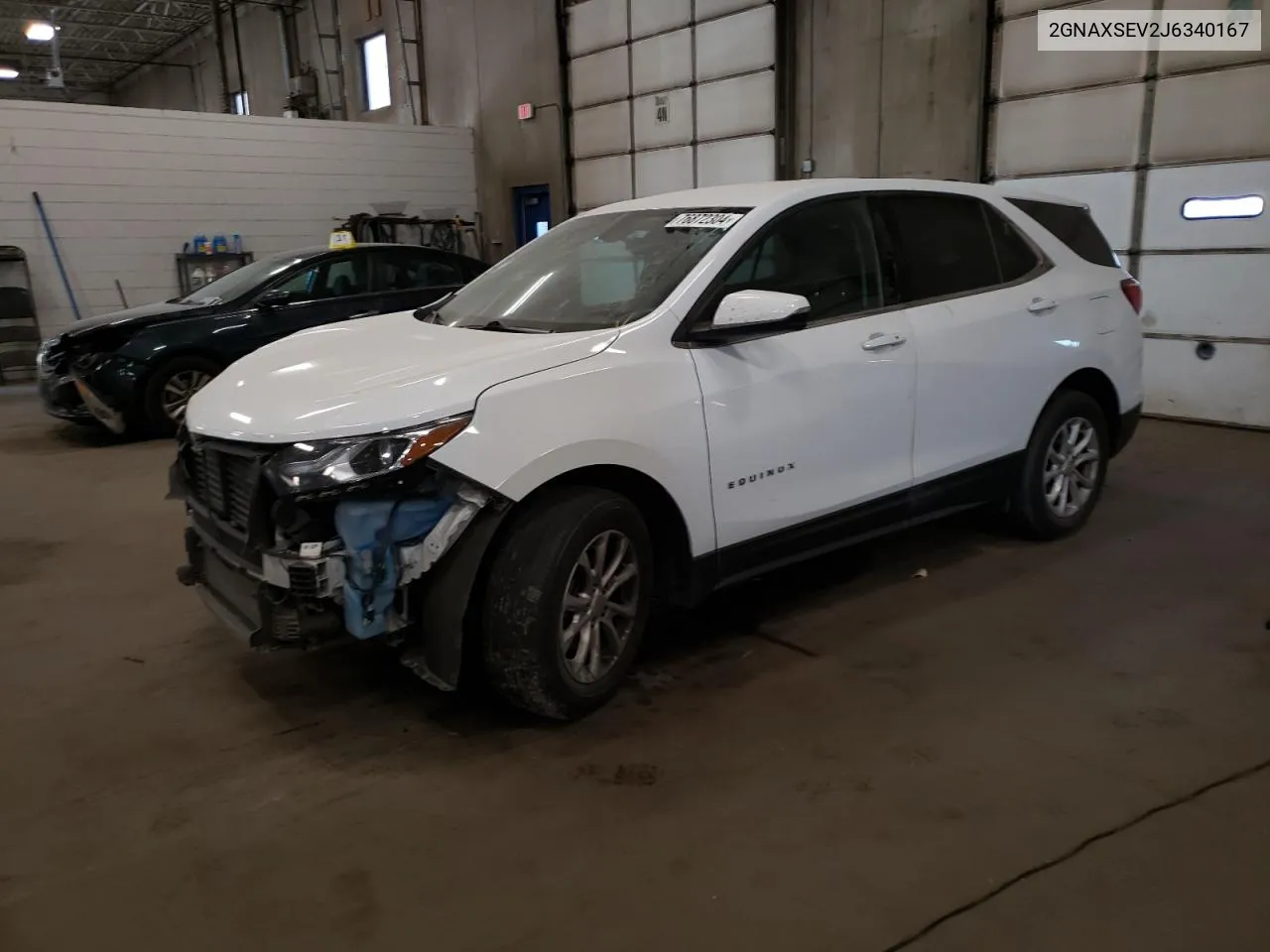 2018 Chevrolet Equinox Lt VIN: 2GNAXSEV2J6340167 Lot: 76872304