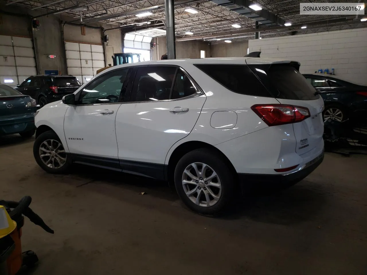 2018 Chevrolet Equinox Lt VIN: 2GNAXSEV2J6340167 Lot: 76872304