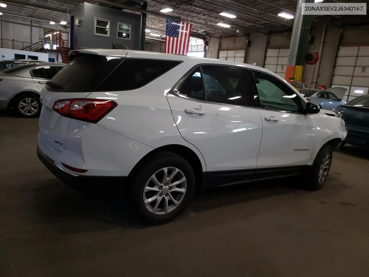 2018 Chevrolet Equinox Lt VIN: 2GNAXSEV2J6340167 Lot: 76872304