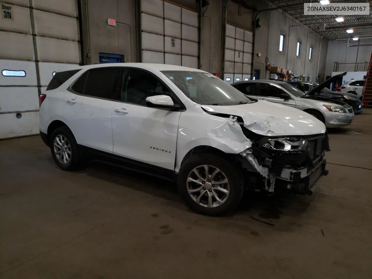 2018 Chevrolet Equinox Lt VIN: 2GNAXSEV2J6340167 Lot: 76872304