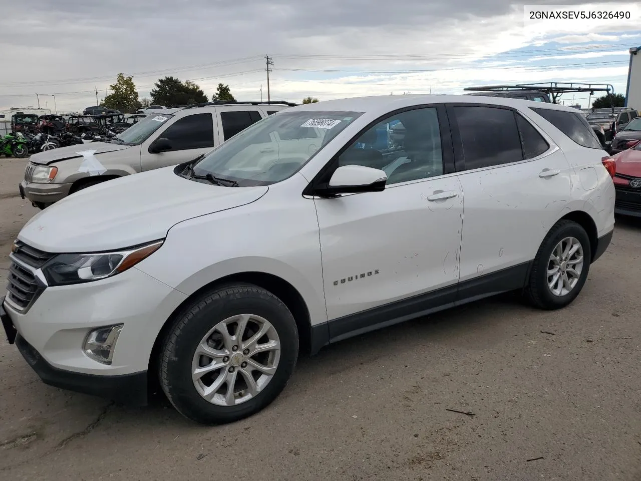 2018 Chevrolet Equinox Lt VIN: 2GNAXSEV5J6326490 Lot: 76898074