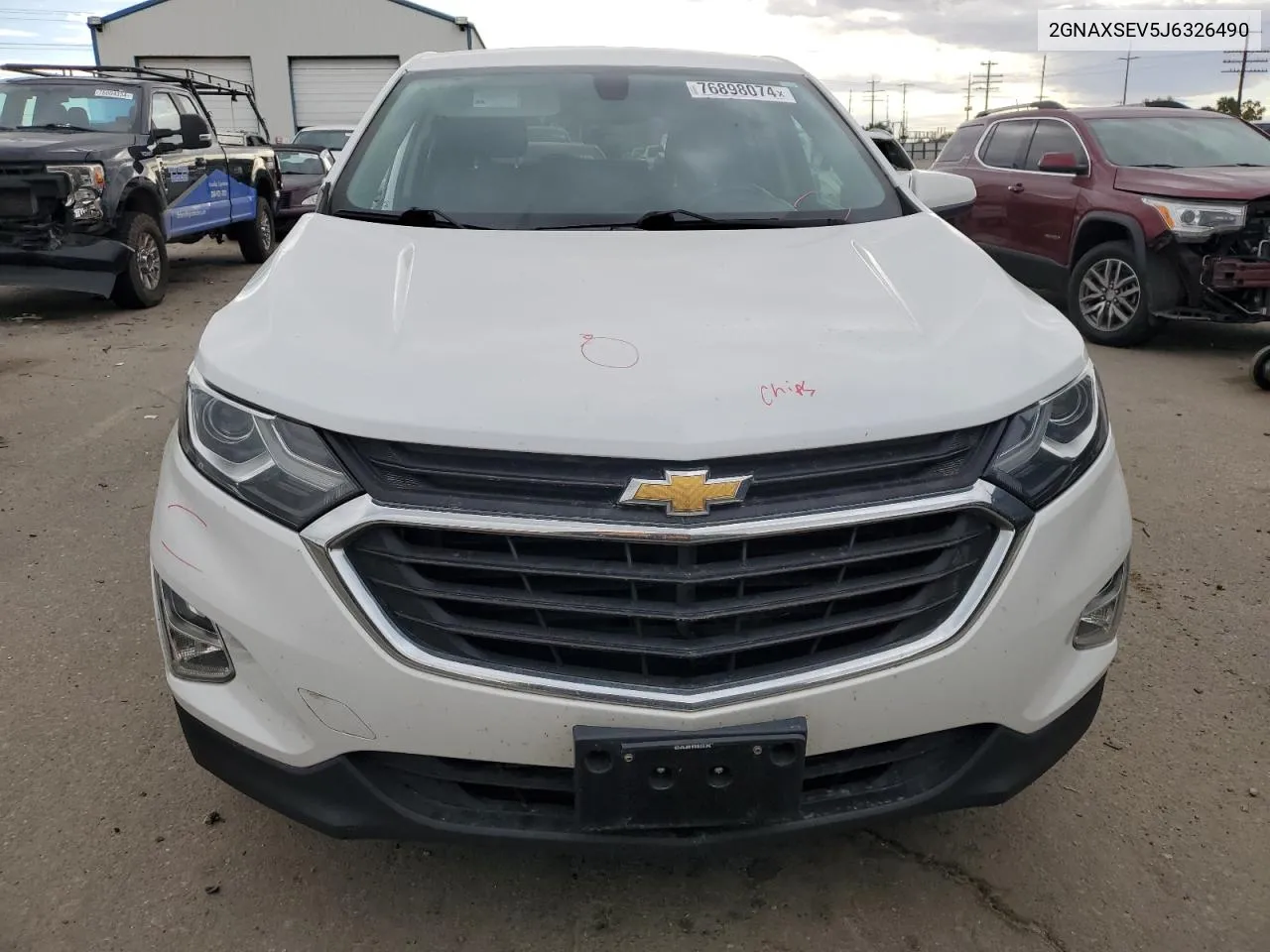 2018 Chevrolet Equinox Lt VIN: 2GNAXSEV5J6326490 Lot: 76898074