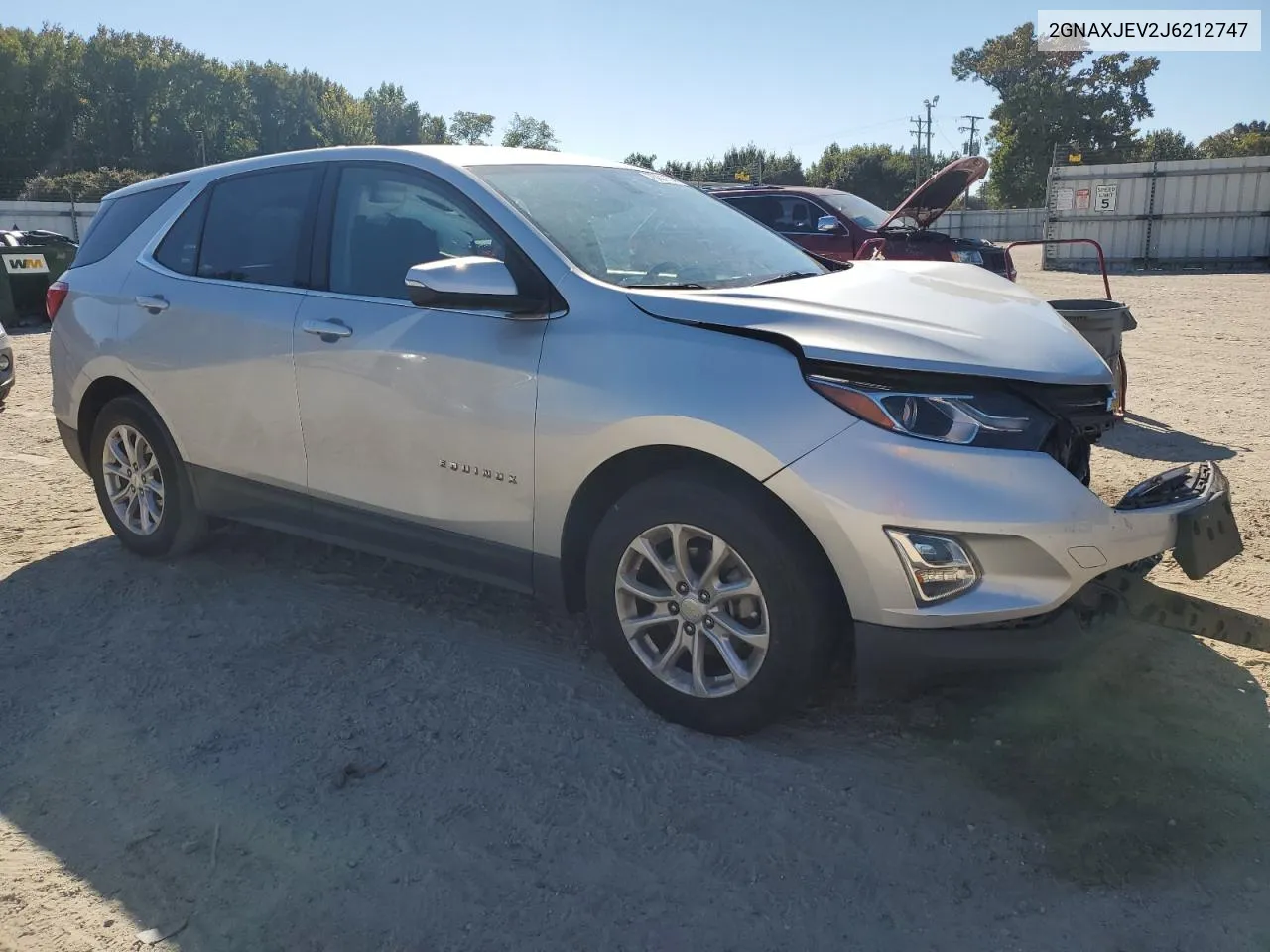 2GNAXJEV2J6212747 2018 Chevrolet Equinox Lt