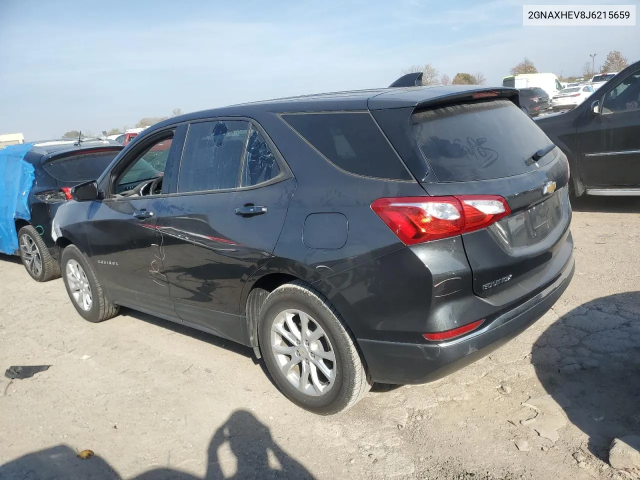 2018 Chevrolet Equinox Ls VIN: 2GNAXHEV8J6215659 Lot: 76939394