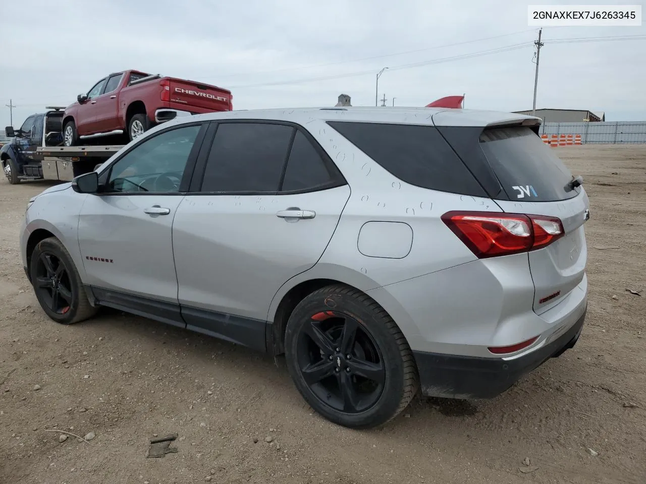 2018 Chevrolet Equinox Lt VIN: 2GNAXKEX7J6263345 Lot: 76942374