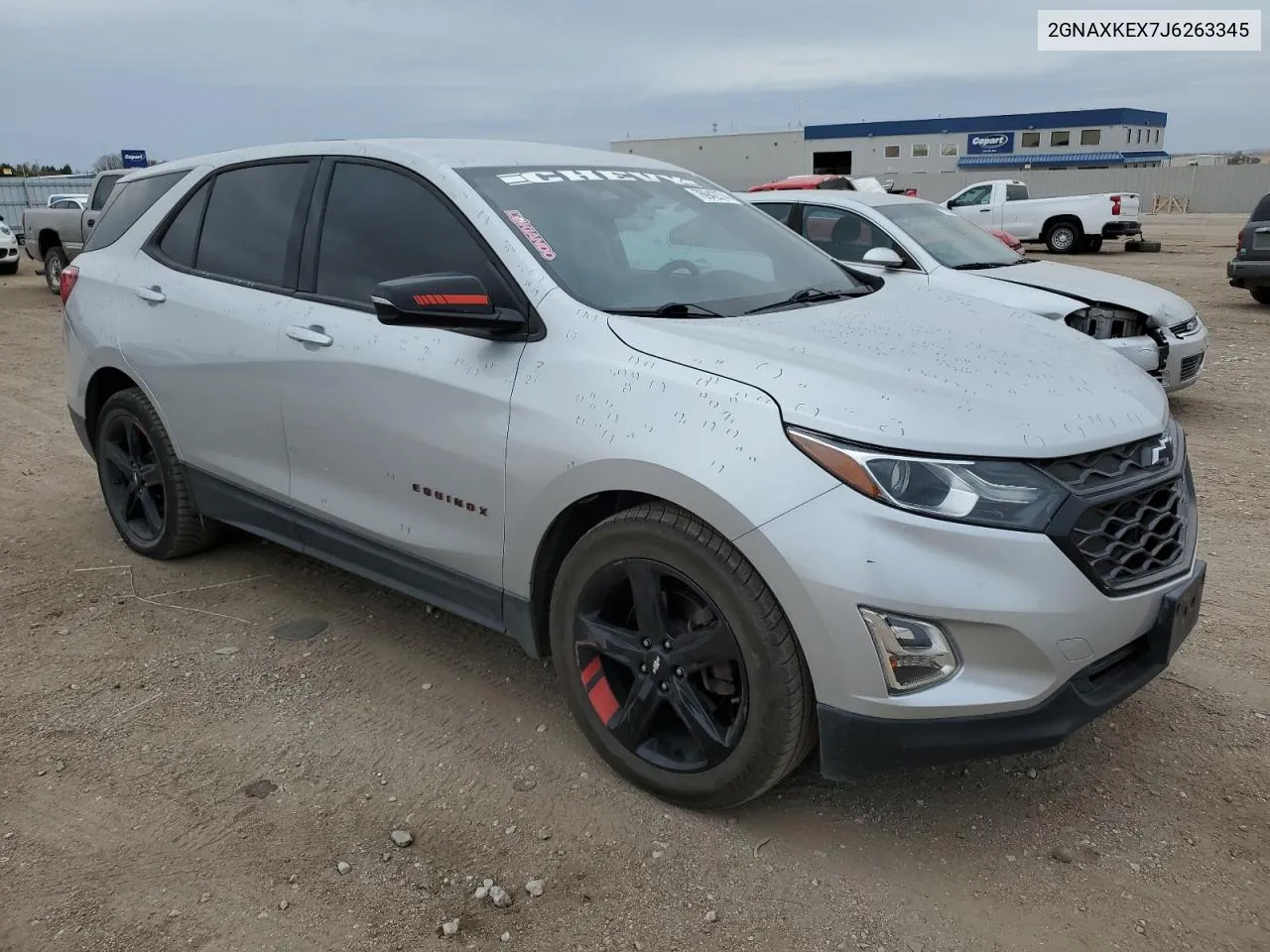 2018 Chevrolet Equinox Lt VIN: 2GNAXKEX7J6263345 Lot: 76942374