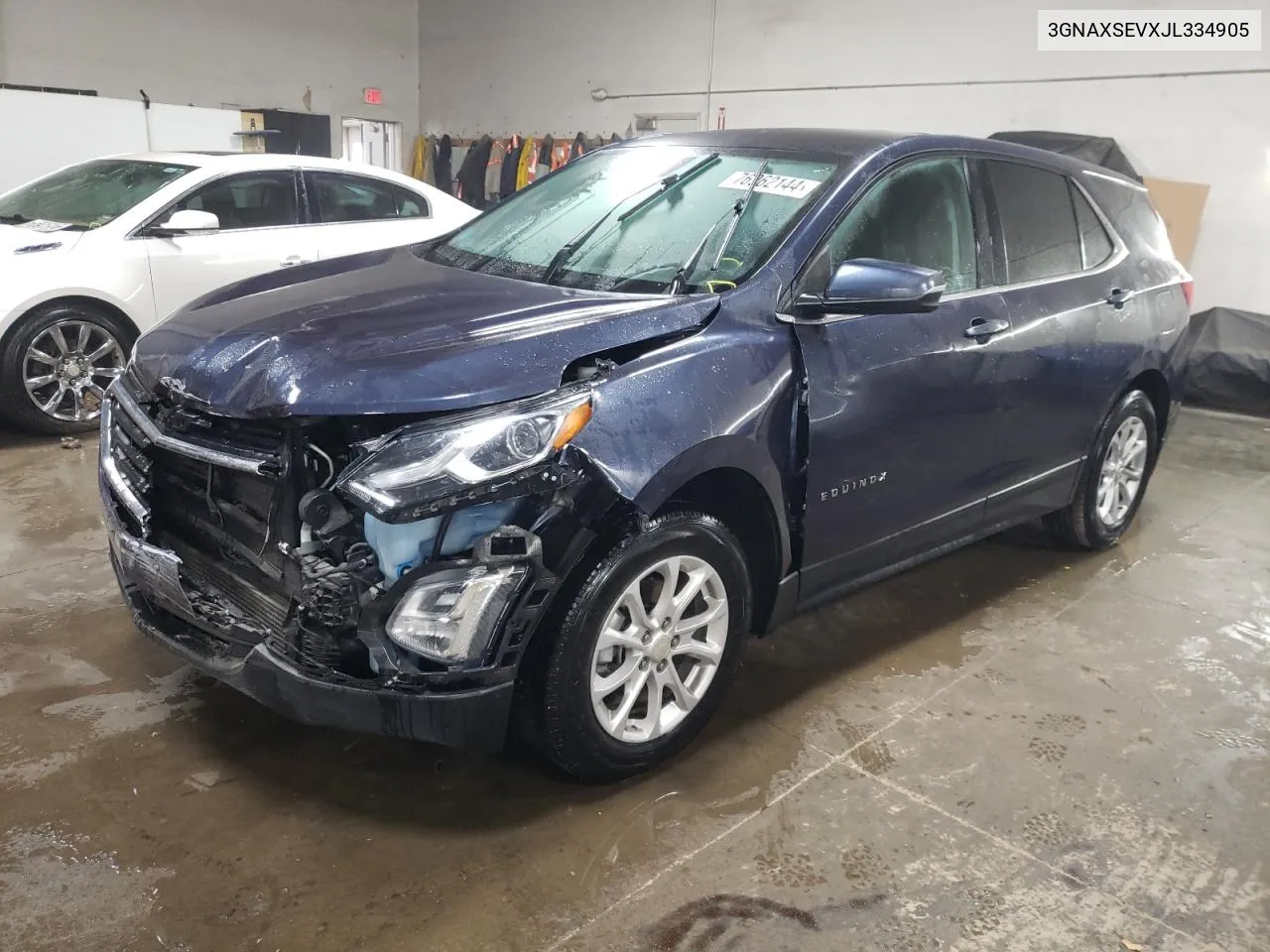 2018 Chevrolet Equinox Lt VIN: 3GNAXSEVXJL334905 Lot: 76962144