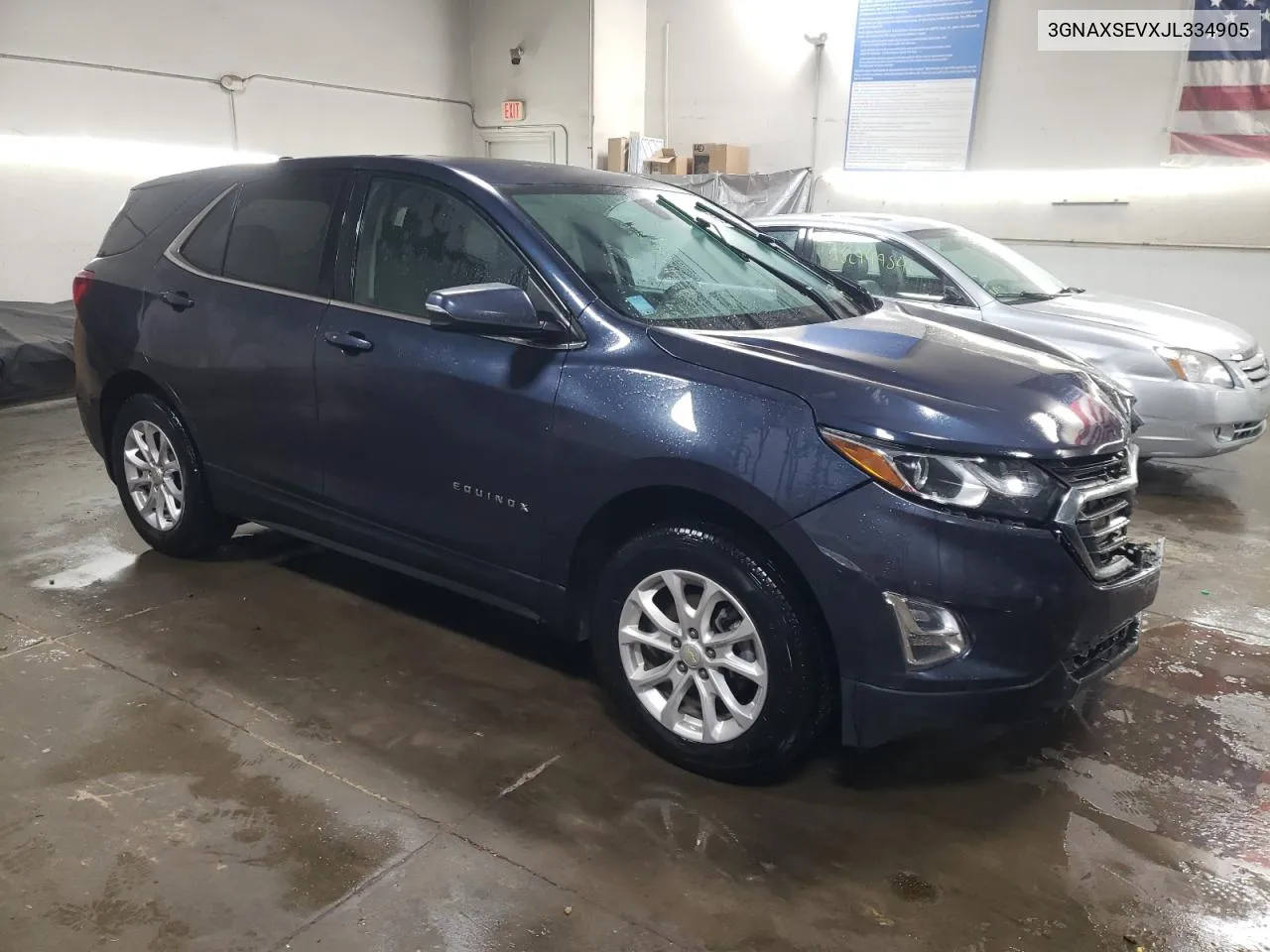 2018 Chevrolet Equinox Lt VIN: 3GNAXSEVXJL334905 Lot: 76962144