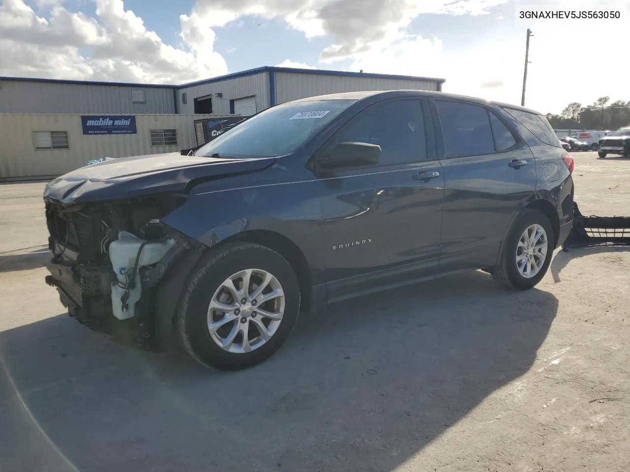 2018 Chevrolet Equinox Ls VIN: 3GNAXHEV5JS563050 Lot: 76970604