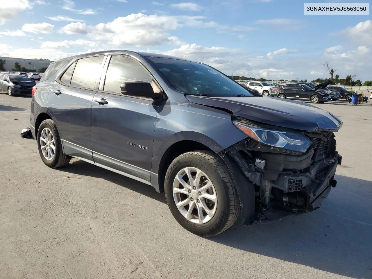 2018 Chevrolet Equinox Ls VIN: 3GNAXHEV5JS563050 Lot: 76970604