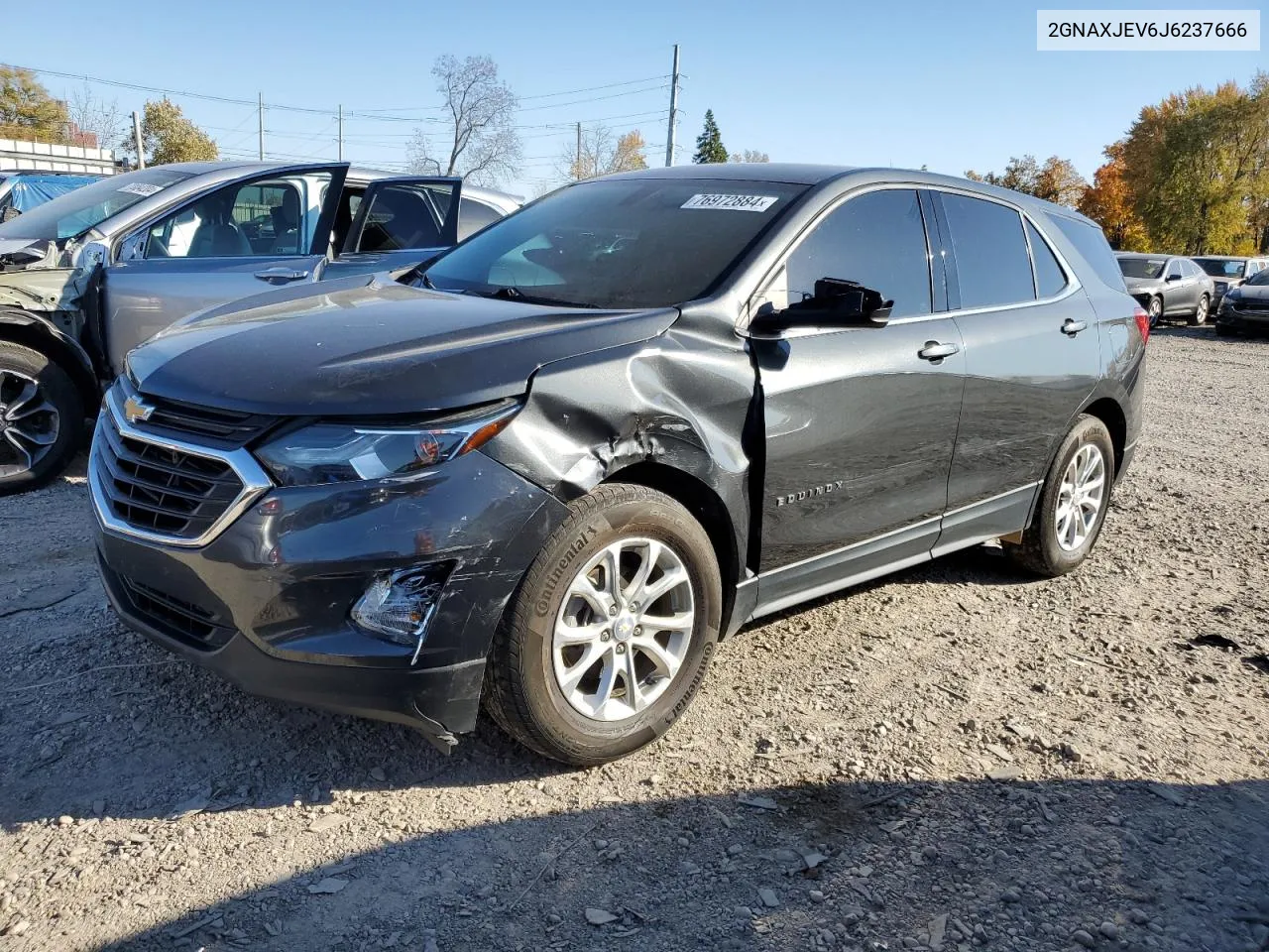 2018 Chevrolet Equinox Lt VIN: 2GNAXJEV6J6237666 Lot: 76972884