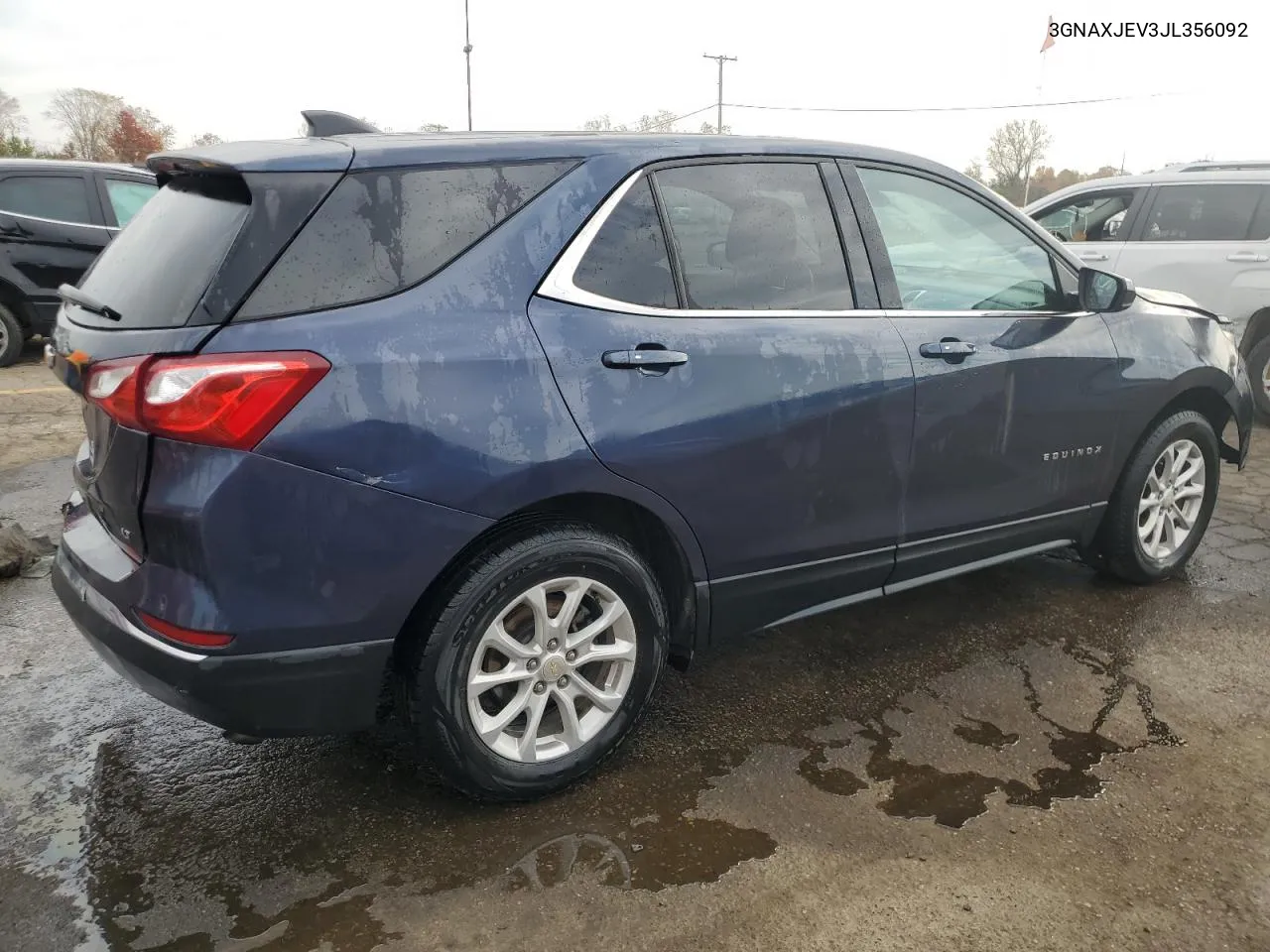 2018 Chevrolet Equinox Lt VIN: 3GNAXJEV3JL356092 Lot: 76986244