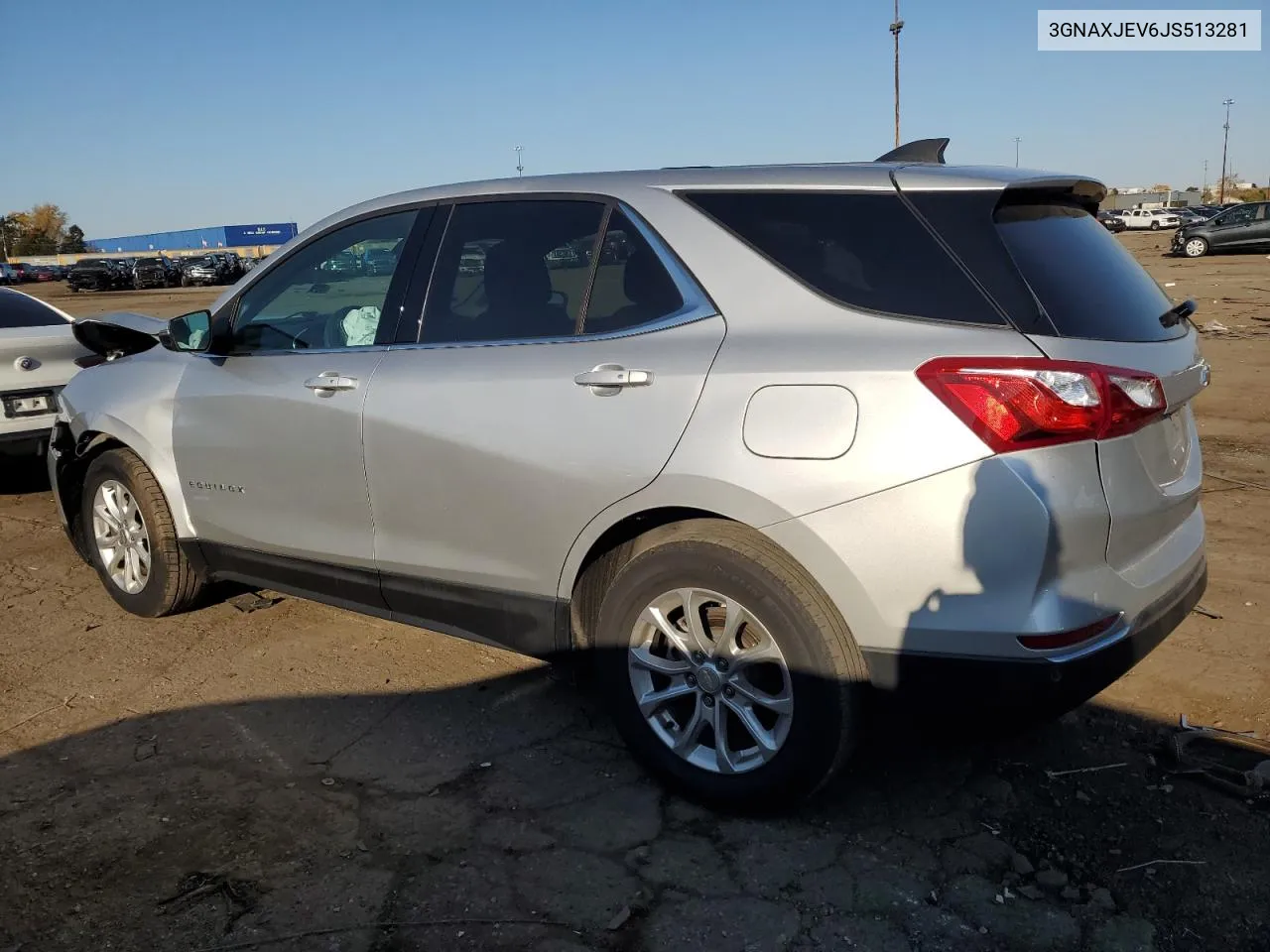 2018 Chevrolet Equinox Lt VIN: 3GNAXJEV6JS513281 Lot: 77001104