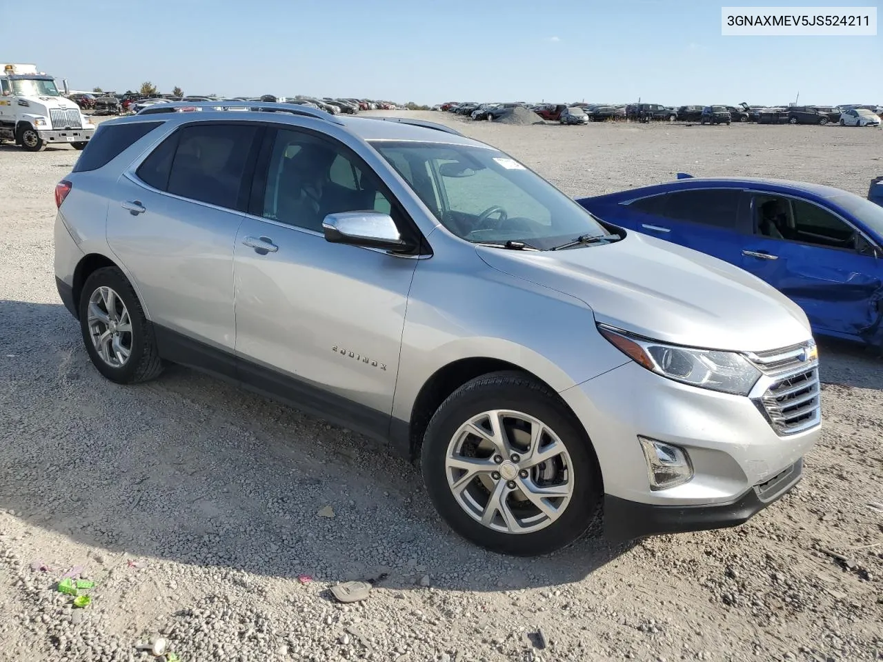 2018 Chevrolet Equinox Premier VIN: 3GNAXMEV5JS524211 Lot: 77011394