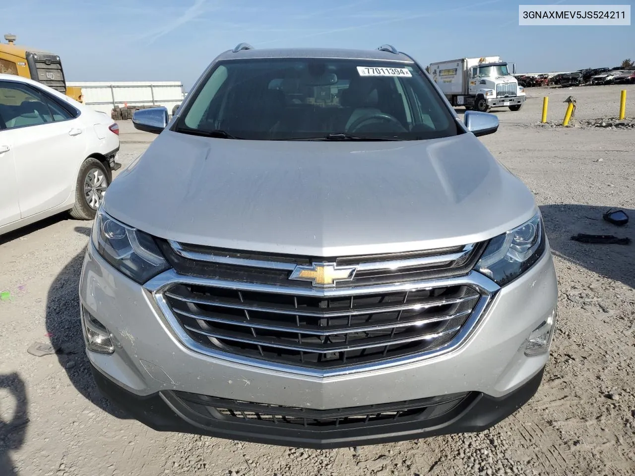 2018 Chevrolet Equinox Premier VIN: 3GNAXMEV5JS524211 Lot: 77011394