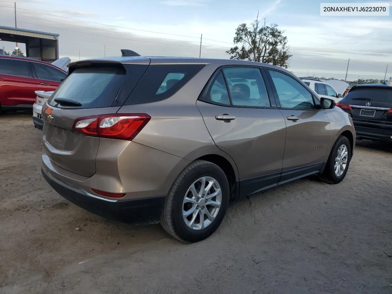 2018 Chevrolet Equinox Ls VIN: 2GNAXHEV1J6223070 Lot: 77034874