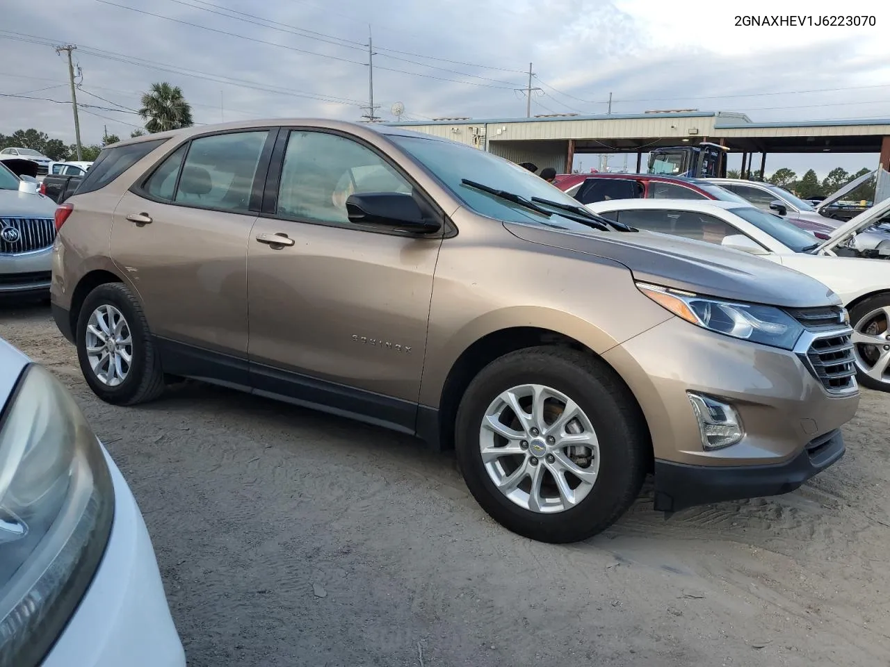 2018 Chevrolet Equinox Ls VIN: 2GNAXHEV1J6223070 Lot: 77034874