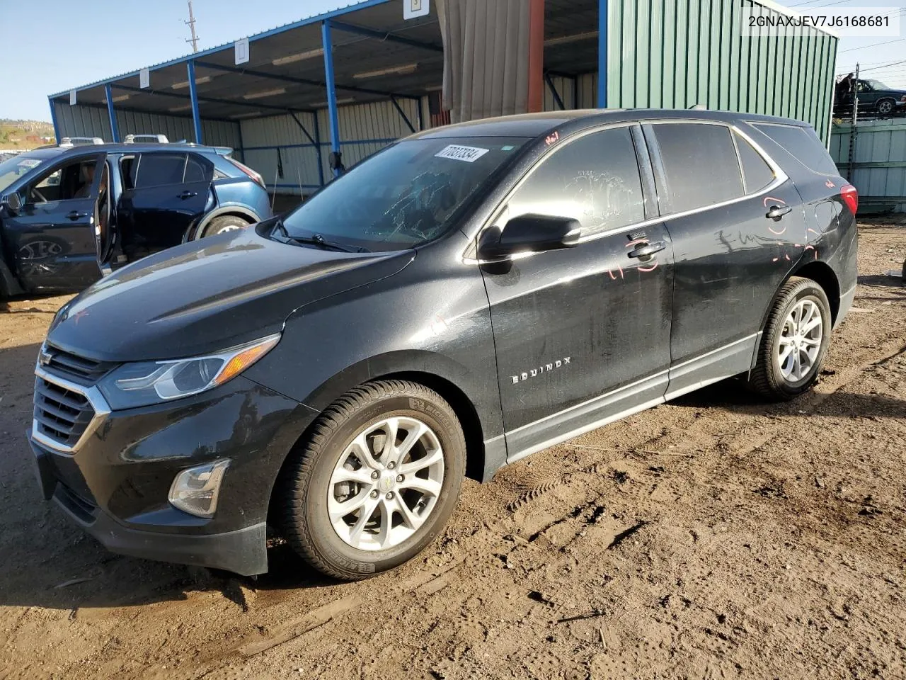 2018 Chevrolet Equinox Lt VIN: 2GNAXJEV7J6168681 Lot: 77037334