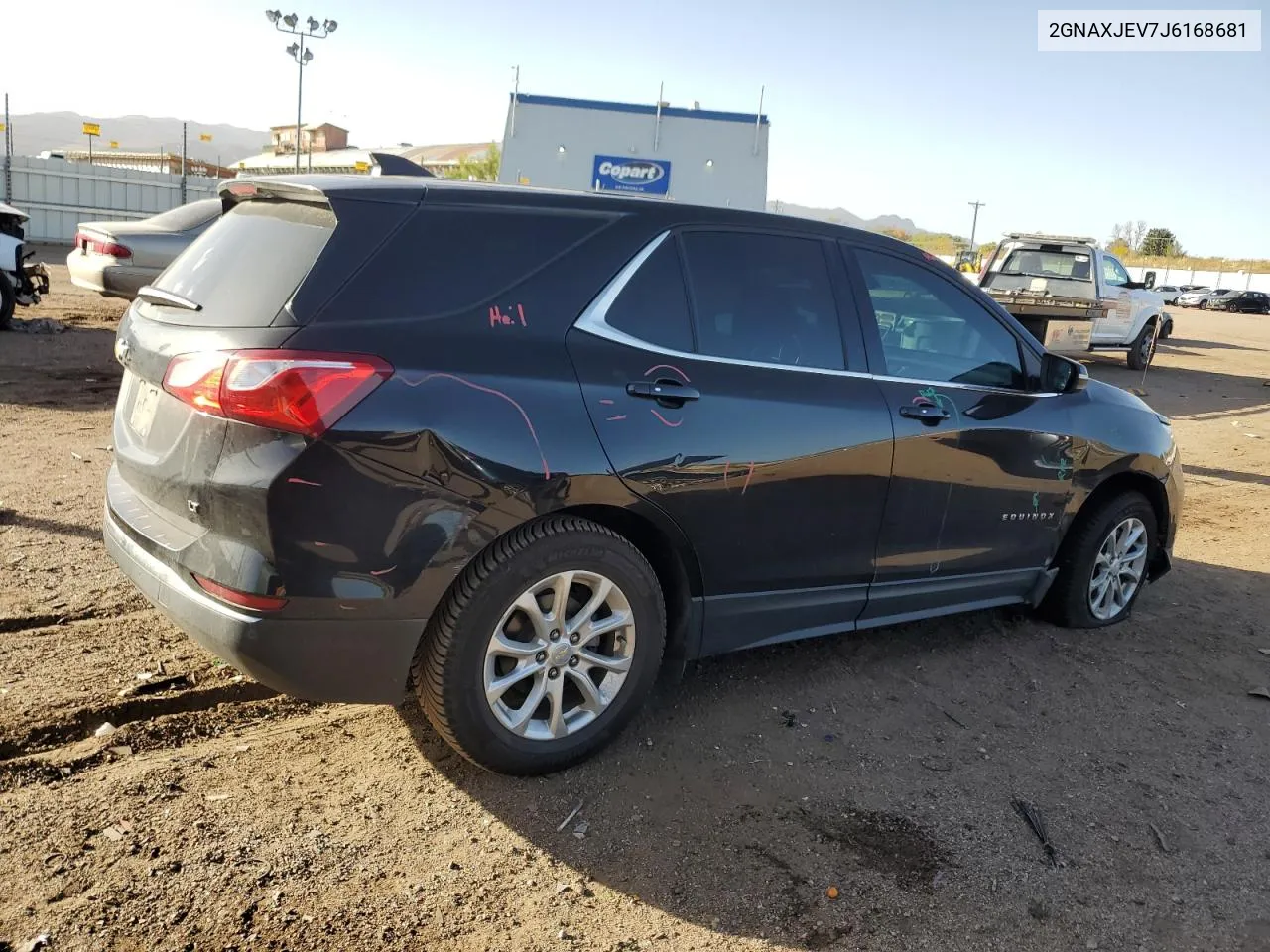 2018 Chevrolet Equinox Lt VIN: 2GNAXJEV7J6168681 Lot: 77037334