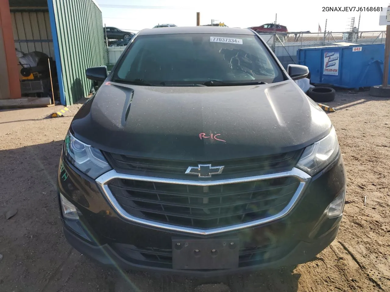 2GNAXJEV7J6168681 2018 Chevrolet Equinox Lt