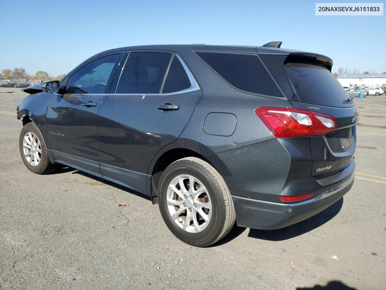 2018 Chevrolet Equinox Lt VIN: 2GNAXSEVXJ6151833 Lot: 77038694