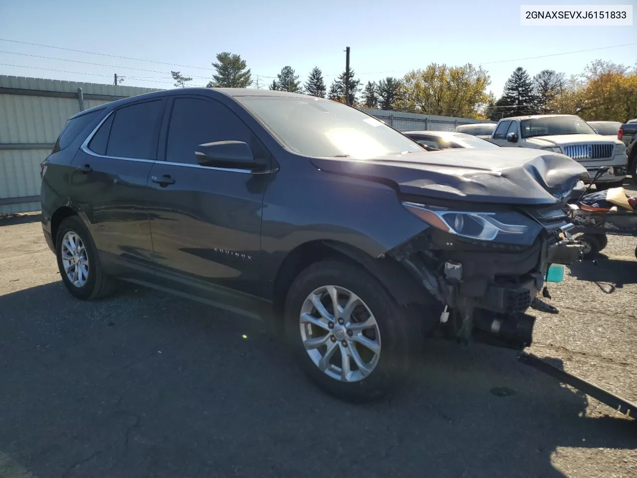 2018 Chevrolet Equinox Lt VIN: 2GNAXSEVXJ6151833 Lot: 77038694