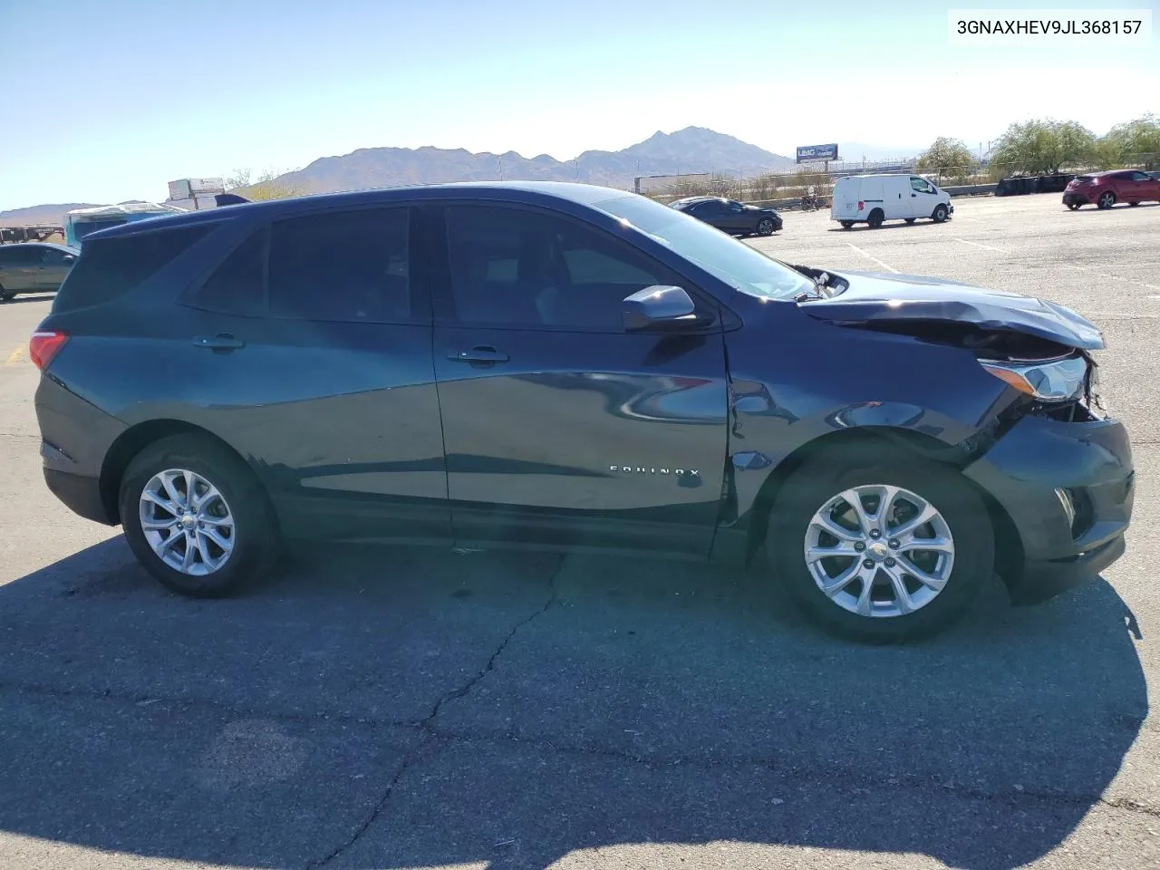 2018 Chevrolet Equinox Ls VIN: 3GNAXHEV9JL368157 Lot: 77052094